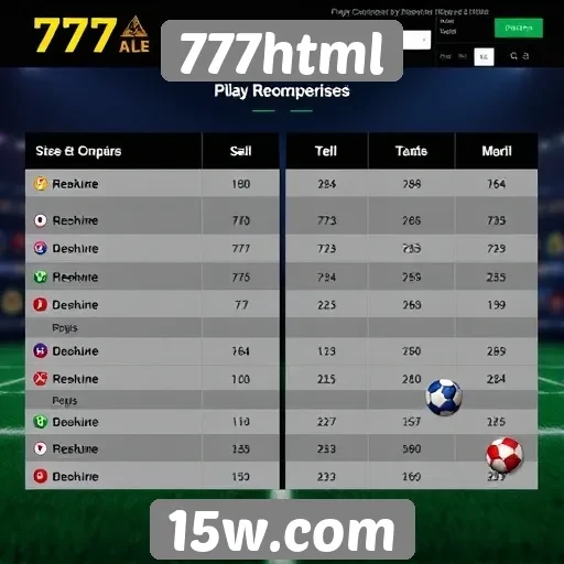 Comparativo entre 777html e outros sites de apostas